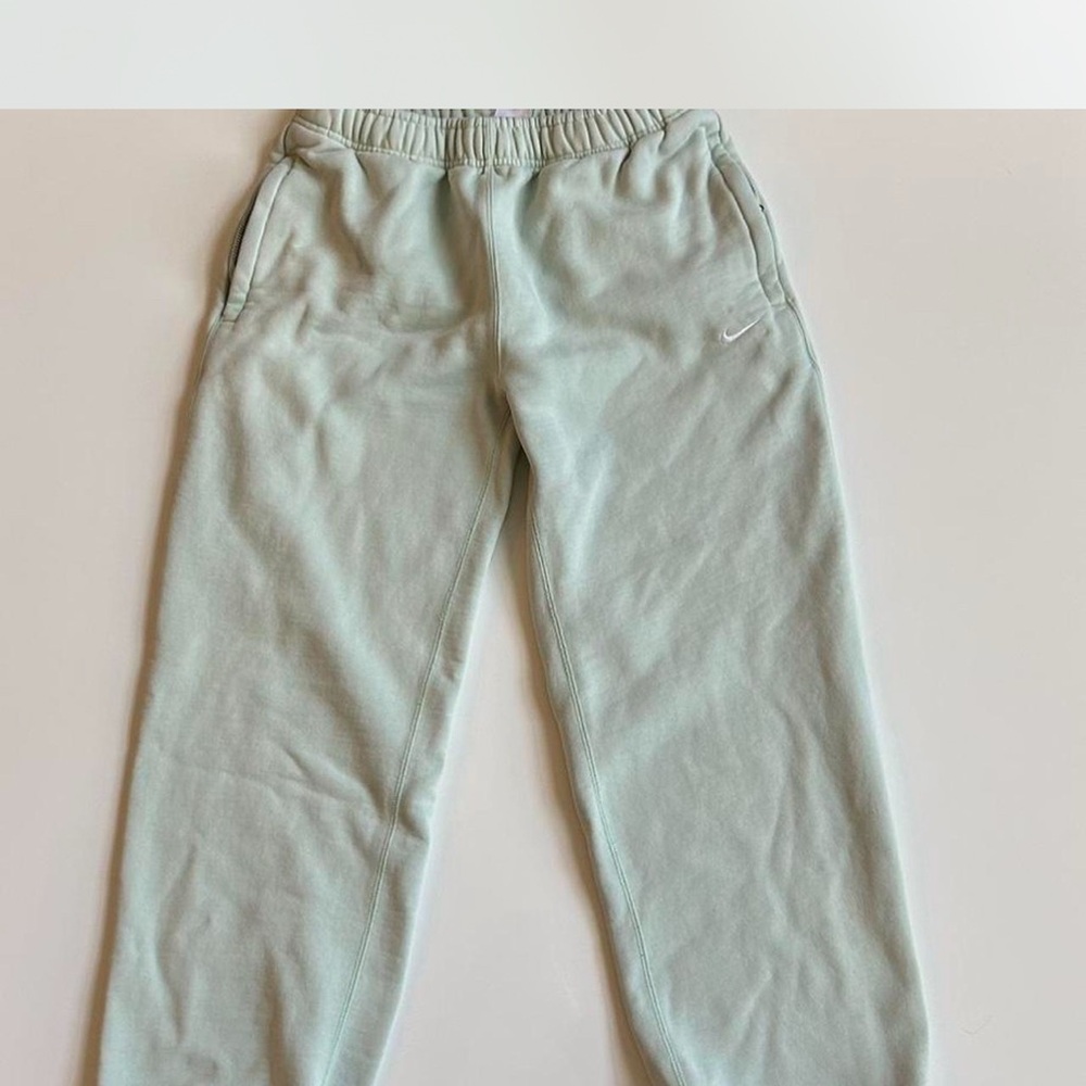 Nike Green Pantsuit Relaxed Fit Cotton Blend - Picture 4 of 6